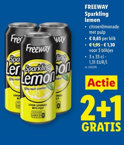 Sparkling lemon