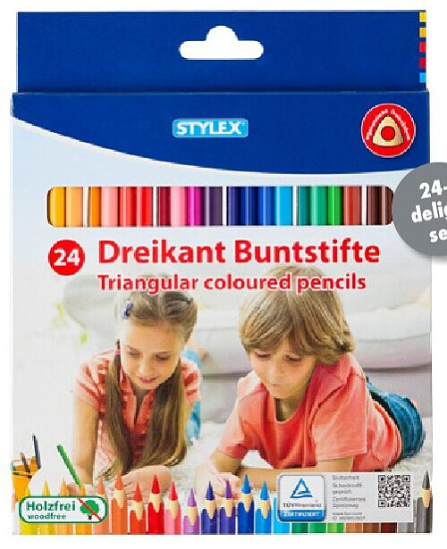 Stylex driekantige kleurpotloden