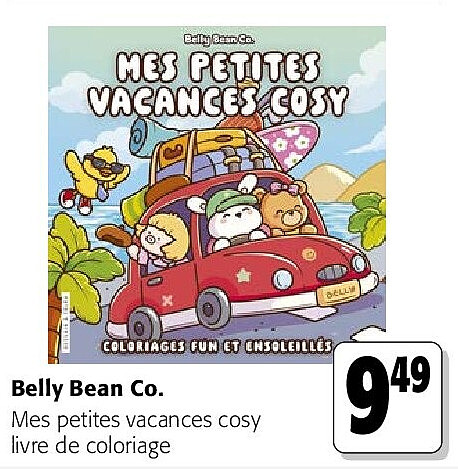 Belly Bean Co. Mes petites vacances cosy livre de coloriage