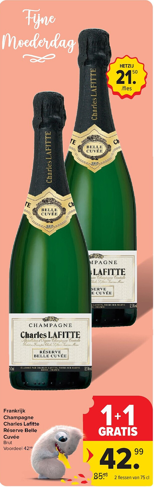Frankrijk Champagne Charles Lafi tte Réserve Belle Cuvée