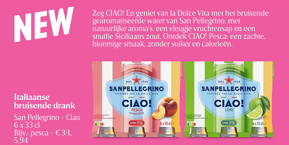 Italiaanse bruisende drank