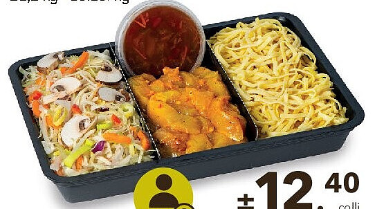 Wokcolli met kippenreepjes