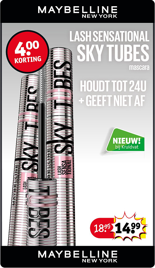 MAYBELLINE NEW YORK LASH SENSATIONAL SKY TUBES mascara