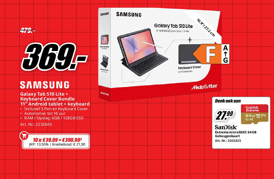 Samsung Galaxy Tab S10 Lite + Keyboard Cover Bundle 11” Android tablet + keyboard