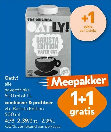 Oatly! Barista Edition 500 ml