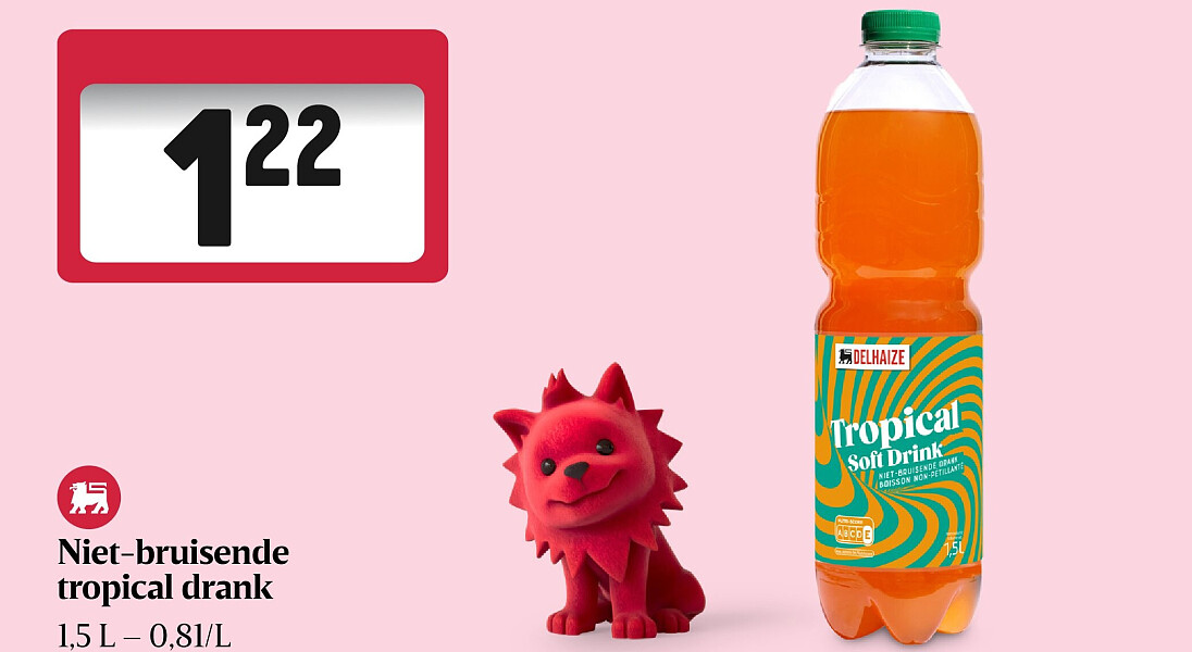 Niet-bruisende tropical drank