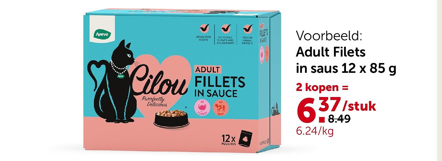 Adult Filets in saus 12 x 85 g