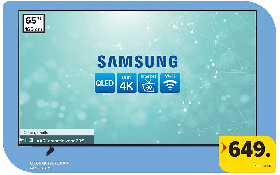 SAMSUNG QE65Q6FAAUXXN QLED TV