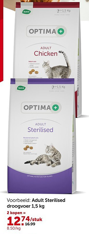 Adult Sterilised droogvoer 1,5 kg