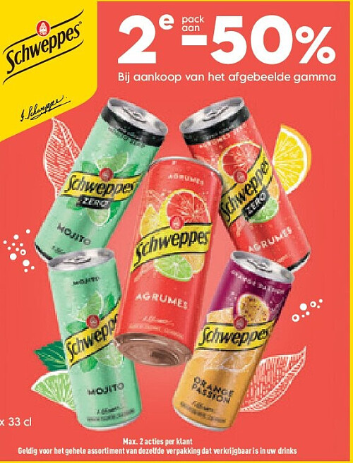 Schweppes assortiment 6 x 33 cl