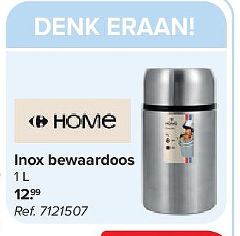 Inox bewaardoos