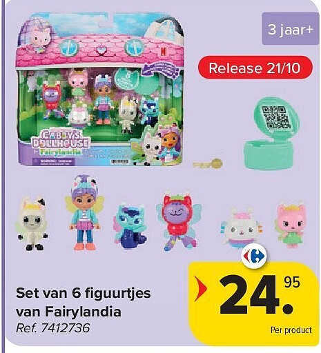 Set van 6 fi guurtjes van Fairylandia