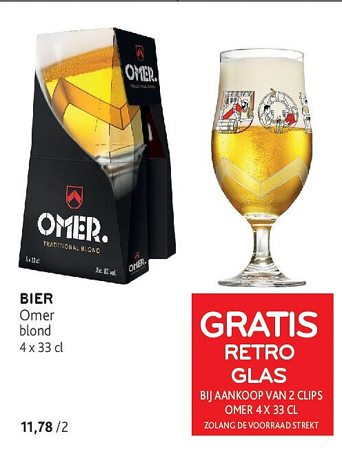 BIER Omer blond 4 x 33 cl