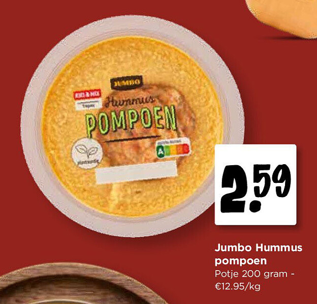 Jumbo Hummus pompoen