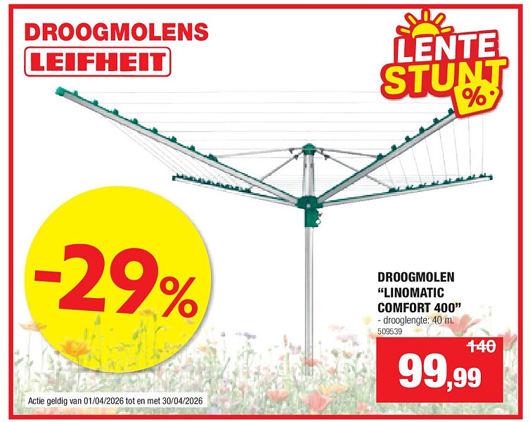 DROOGMOLEN “LINOMATIC COMFORT 400”