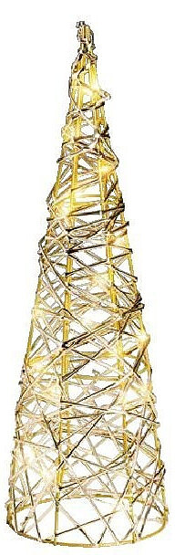 Led kerstboom champagne