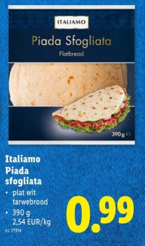 Piada sfogliata