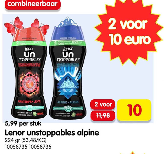 Lenor unstoppables alpine