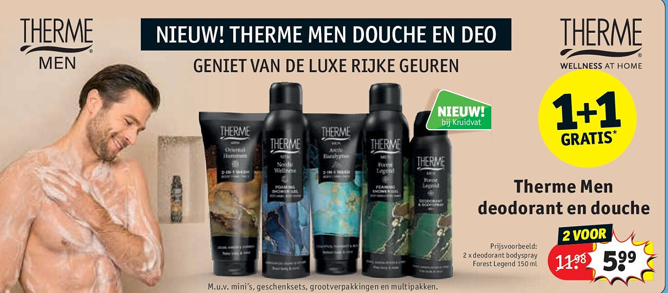 2 x deodorant bodyspray Forest Legend 150 ml
