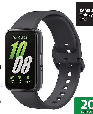 Samsung Galaxy Fit3 gris