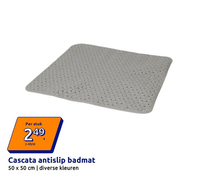 Cascata antislip badmat