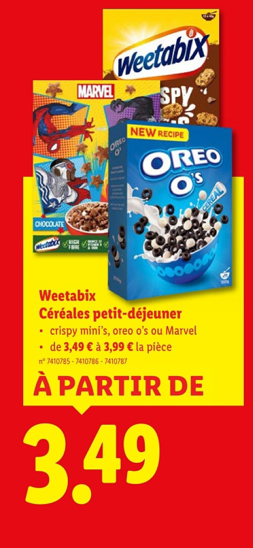 Céréales petit-déjeuner
