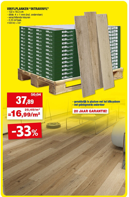 VINYLPLANKEN “INTRAVINYL”