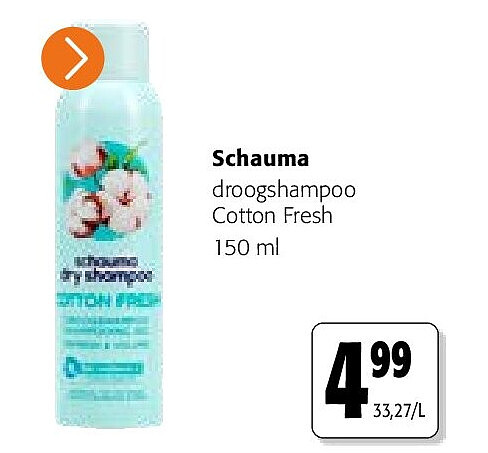 Schauma droogshampoo Cotton Fresh 150 ml