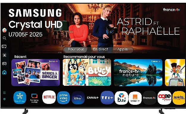 TV LED 75 pouces / 189 cm Samsung TU75U7005