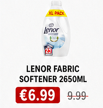LENOR FABRIC SOFTENER 2650ML