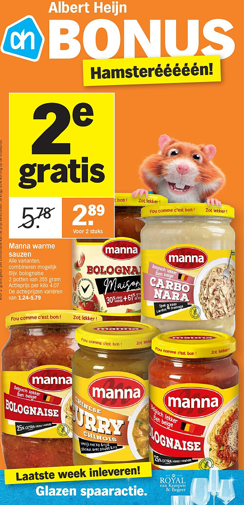 Manna warme sauzen