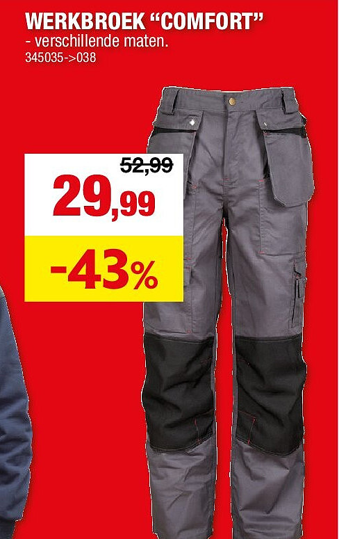 WERKBROEK “COMFORT”