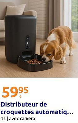 Distributeur de croquettes automatique connecté LSC Smart Connect