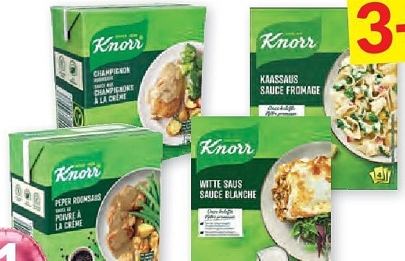Knorr warme saus