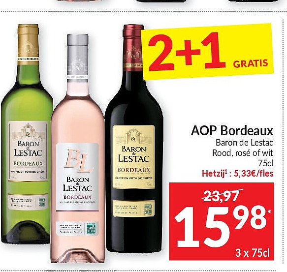 AOP Bordeaux Baron de Lestac