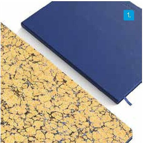 Agenda Notes Large bleu – 1 semaine par page