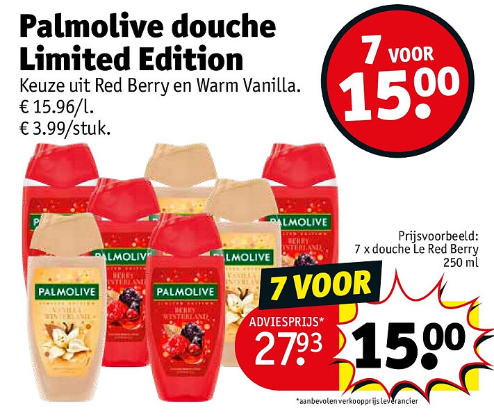 Palmolive douche Limited Edition