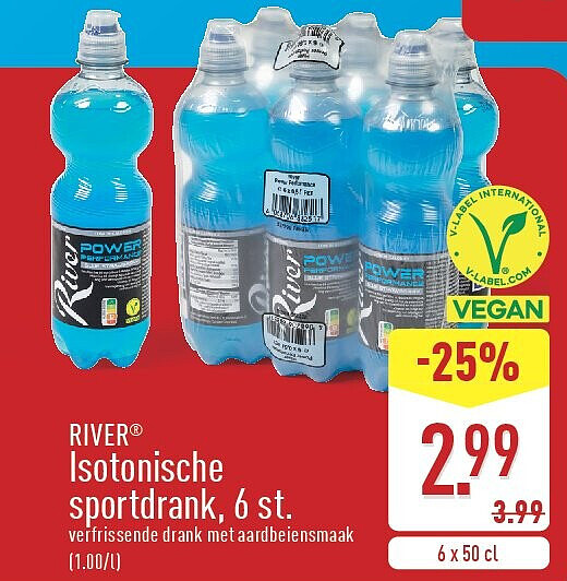 Isotonische sportdrank, 6st.