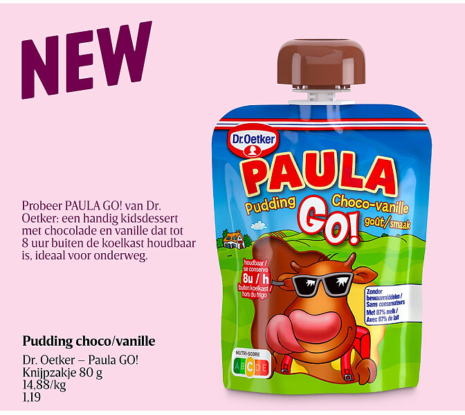 Pudding choco/vanille
