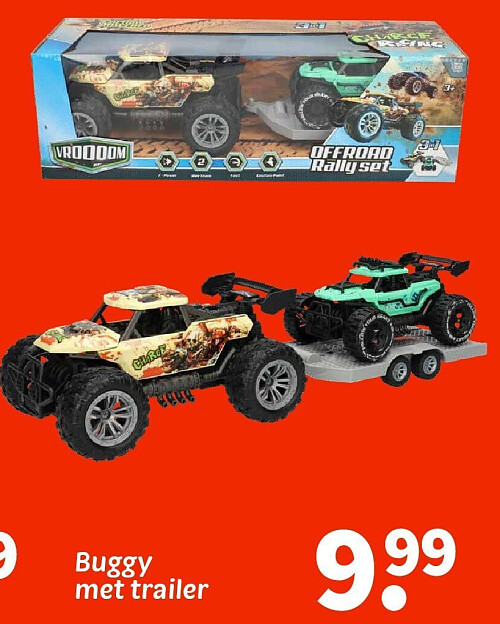 Buggy met trailer