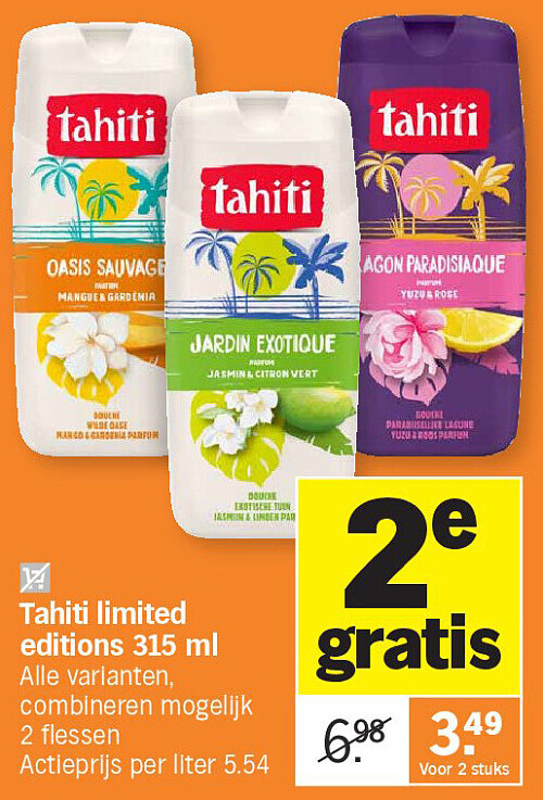 Tahiti limited editions 315 ml