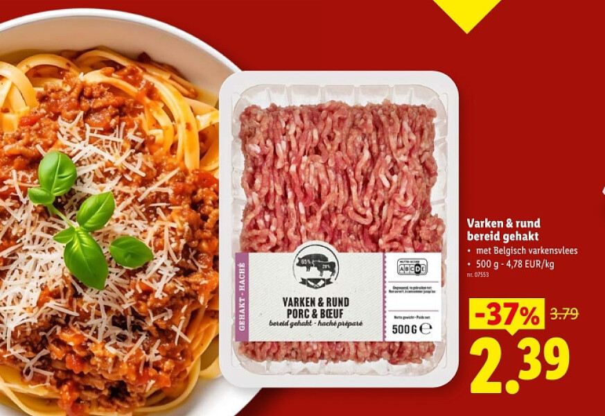 Varken & rund bereid gehakt