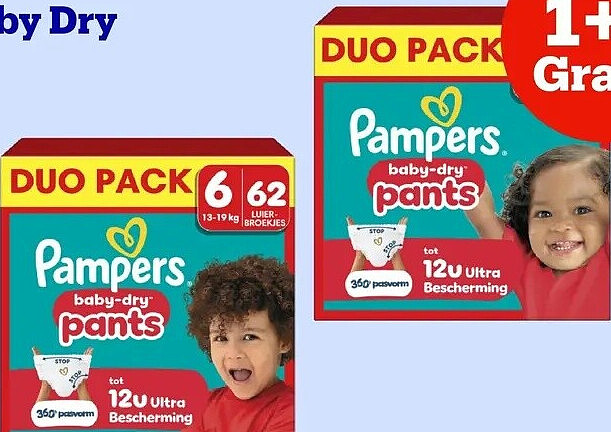 Pampers Baby Dry luierbroekjes