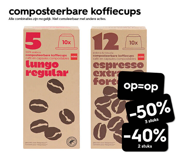 composteerbare koffiecups