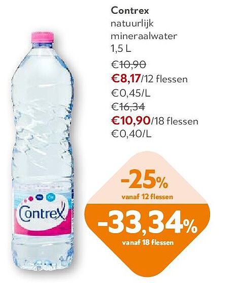 Contrex natuurlijk mineraalwater 1,5 L