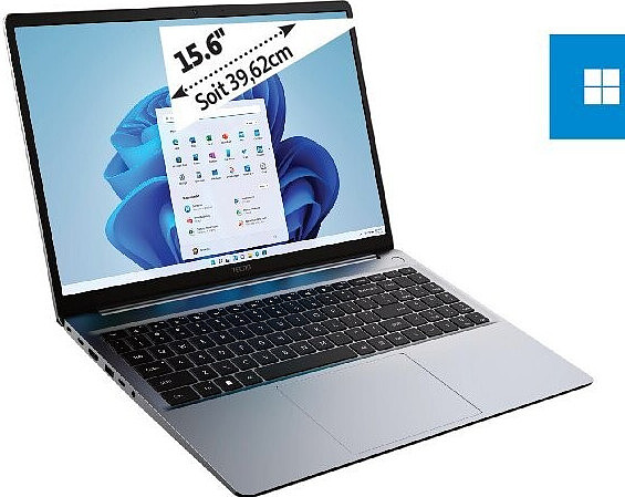 Ordinateur portable 15,6 pouces Megabook K15SDA