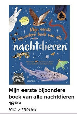 Mijn eerste bijzondere boek van alle nachtdieren