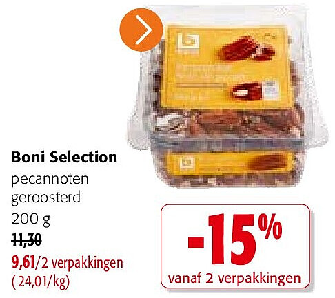 Boni Selection pecannoten geroosterd 200 g
