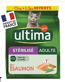 Croquettes chat stérilisé adulte au saumon