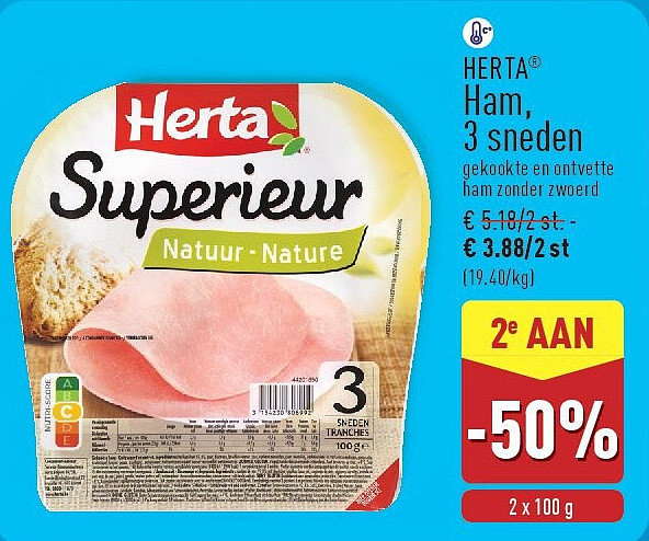 Ham, 3sneden